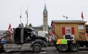 Truckers continue protests in Canada against PM Justin Trudeau’s Covid-19 vaccine mandates