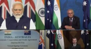 India, Australia sign economic deal to deepen trade ties, PM Modi says ‘watershed moment’
