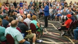 Federal Conservative leadership hopeful Poilievre targets PM Trudeau, govt red tapes during Brandon, Man., visit