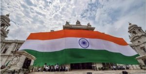 75th Independence Day: 220-feet-long tricolour over Hudson, billboard at Times Square in NY