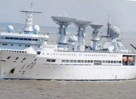 Chinese ‘spy ship’ lands at Sri Lankan port amid concerns in India
