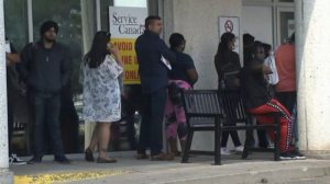 Long queues are lined up for SIN cards and passports in the Greater Toronto Area