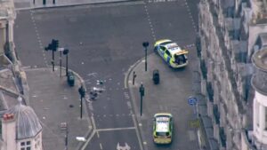 Two police officers stabbed in London, hospitalised