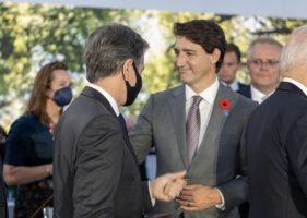 US Secretary of State Antony J. Blinken meets PM Trudeau