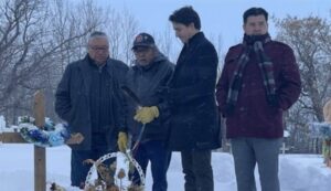 Trudeau pledges $40 million to James Smith Cree Nation