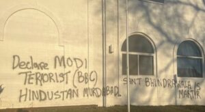 Khalistani sympathisers write anti-India slogans on temple walls in Canada, India raises issue