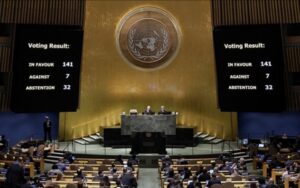 India abstains from UN General Assembly vote on “lasting peace” in Ukraine