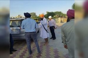 Amritpal Singh surrenders before Punjab police in Moga