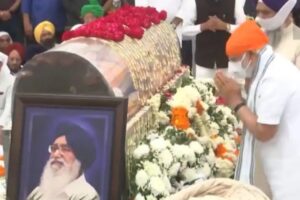 PM Modi pays last respects to SAD patron Parkash Singh Badal